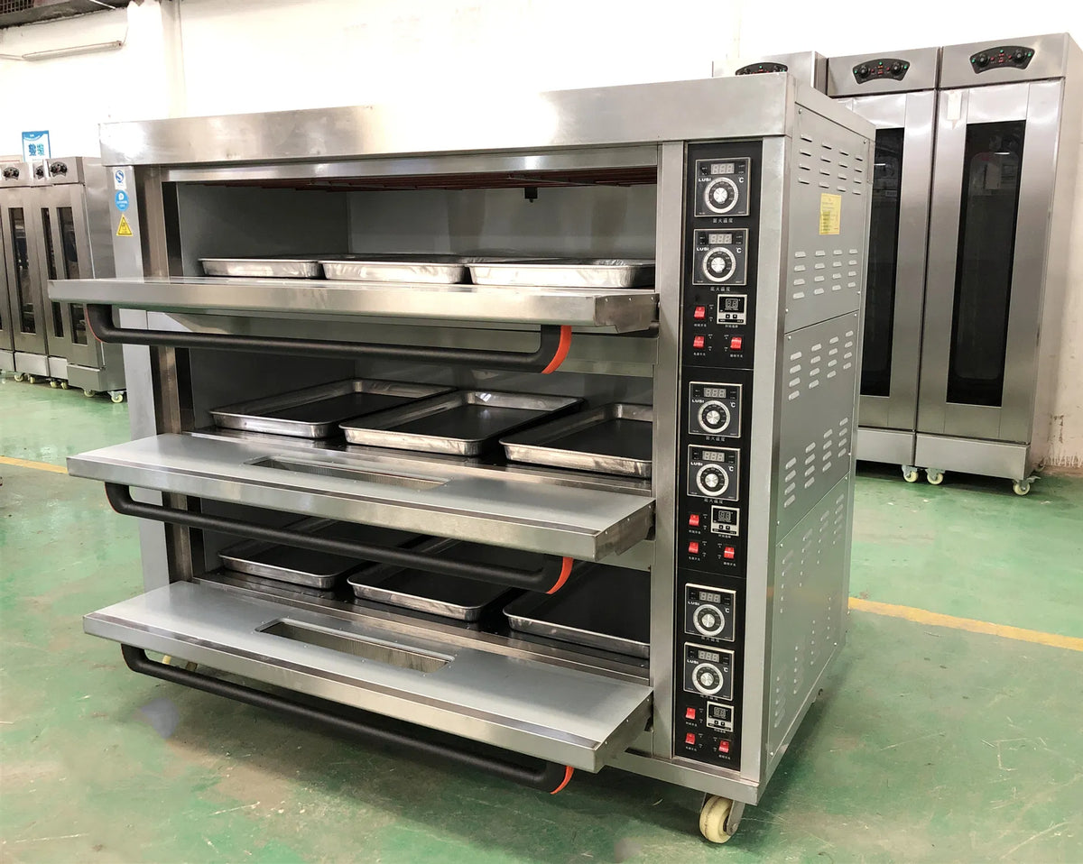 2 Deck 4 Tray Gas Baking Oven
