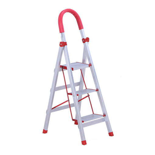 6 Steps Folding Aluminium Ladder with Platform