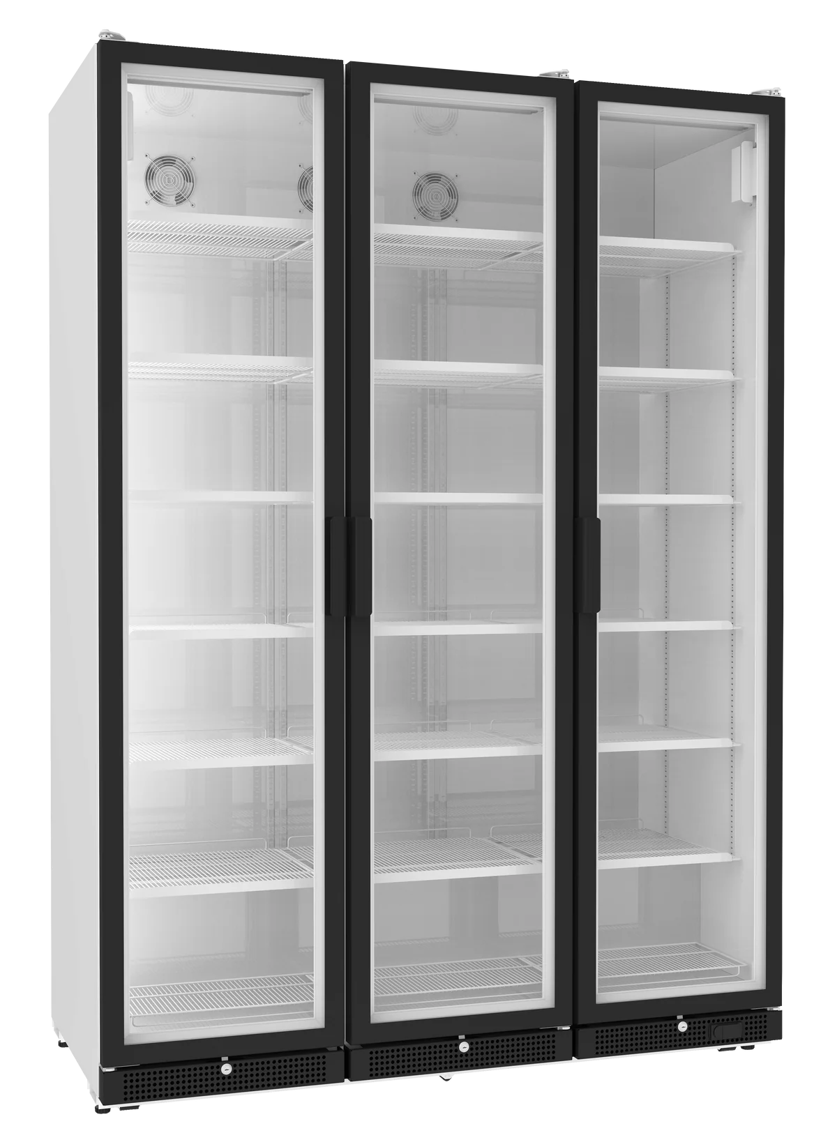 GlassMax 3-Door Glass Door Cooler, 60" GM60-3