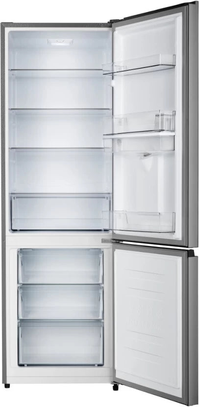 Hisense 347 L Double Door Bottom Mount Fridge (Titanium Inox, H450BIT-WD)
