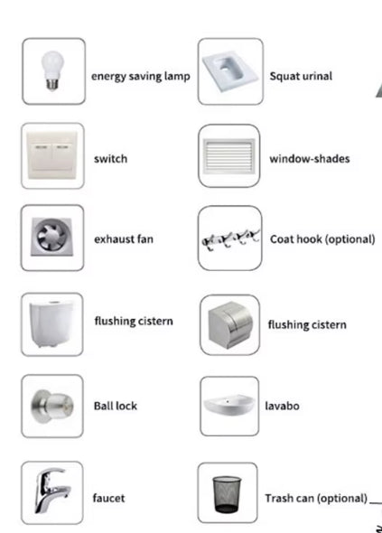 Portable Toilet – Mobile Sanitation Unit with Basin & Ventilation System