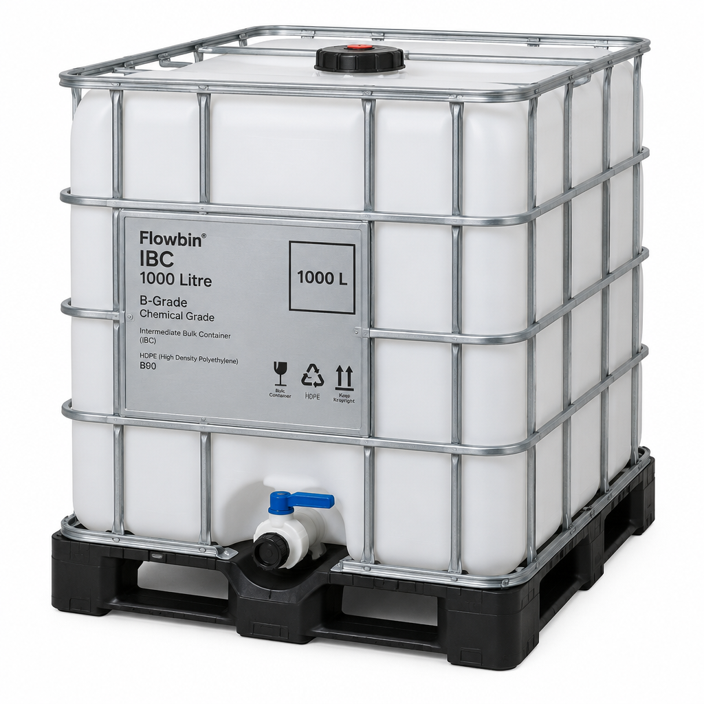 B-grade 1000l Flowbin™ tank (B90) Chemical grade