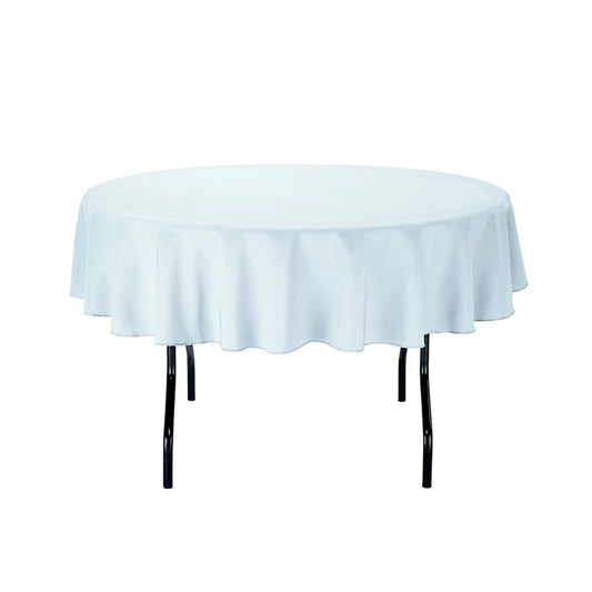 12-Pack 72-Inch Round Polyester Tablecloths
