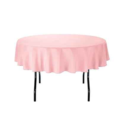 12-Pack 72-Inch Round Polyester Tablecloths