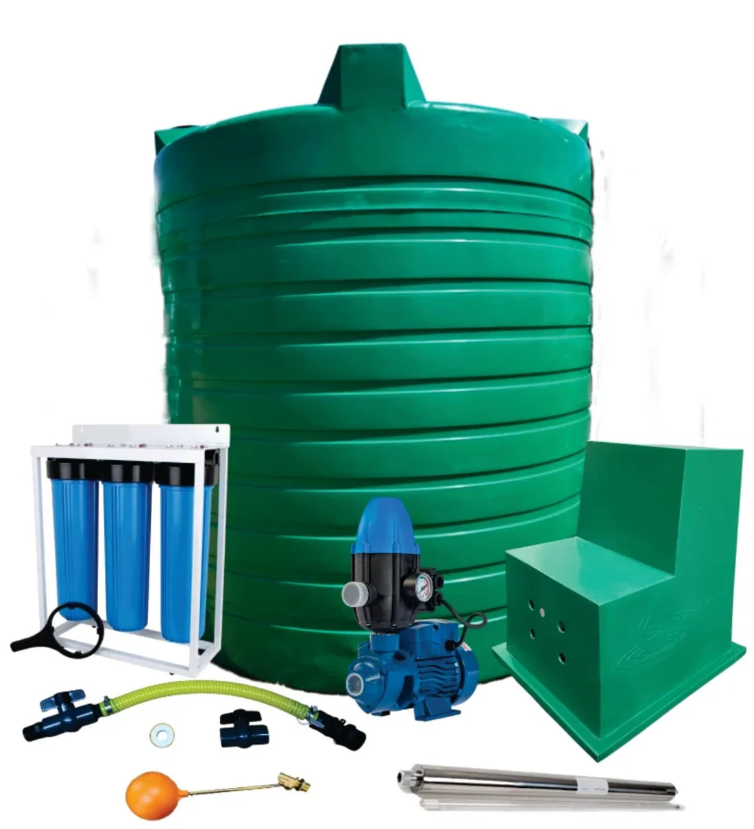 15 000l Water tank & 0.75kw Peripheral Water Pump