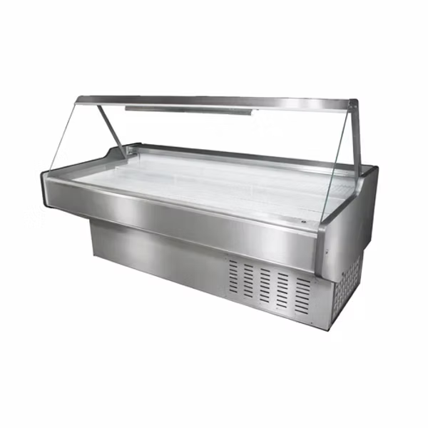 2.5m Deli Fridge Flat Glass 0,5kw 220 v 134A Gas