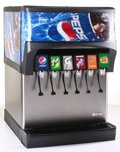 6-Barrel Soda Fountain Dispenser System