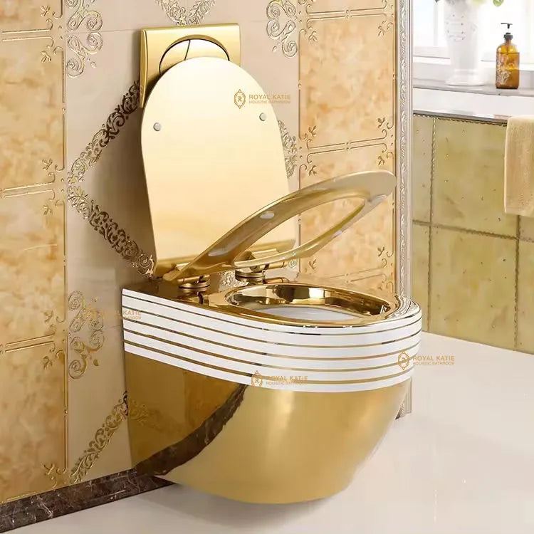 Dual Gold Toilet