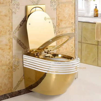 Dual Gold Toilet