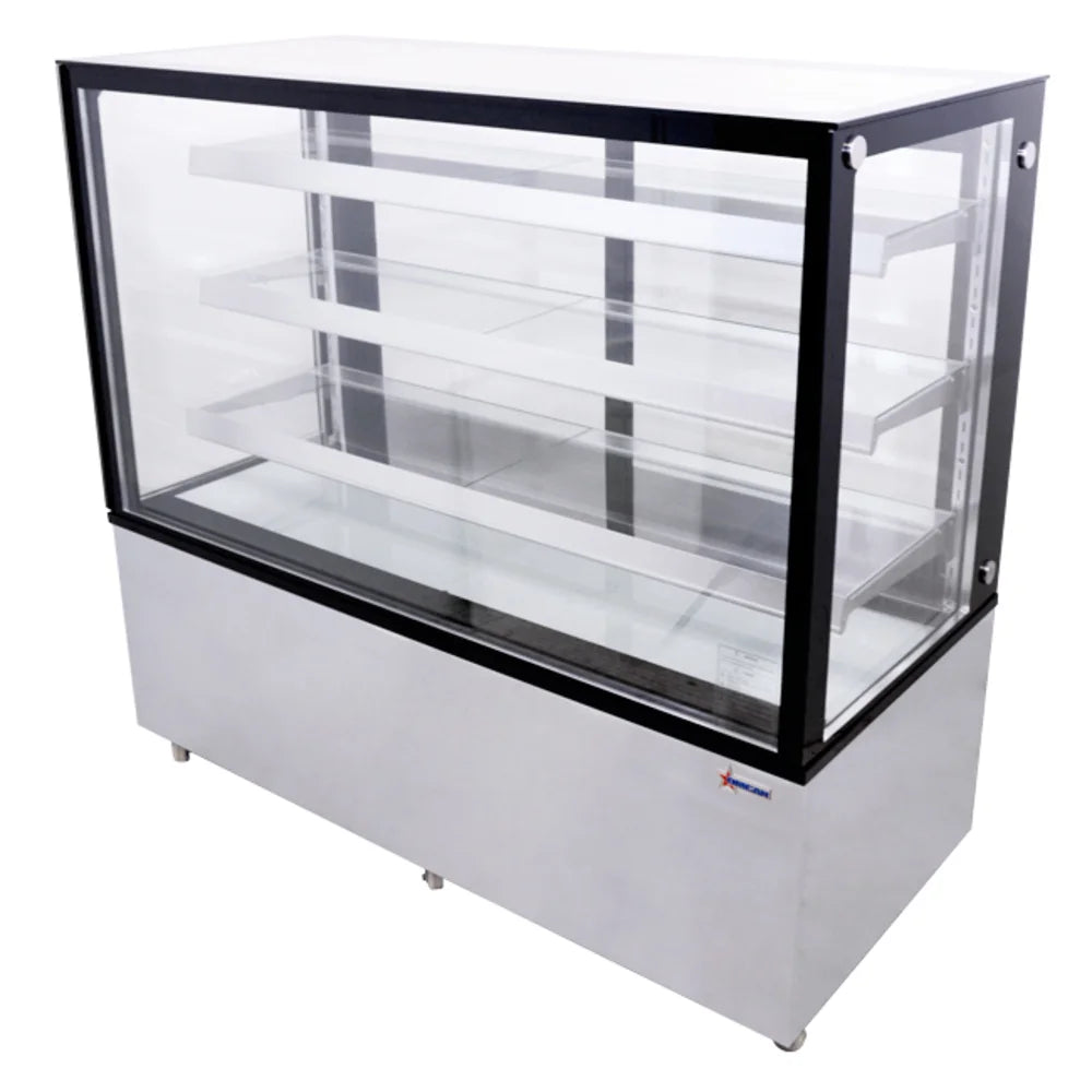 Full Service Bakery Display Case w/ Straight Glass - (4) Levels