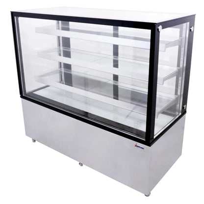 Full Service Bakery Display Case w/ Straight Glass - (4) Levels