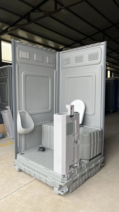 Portable Toilet, Modern Design In Stainless Steel & PVC