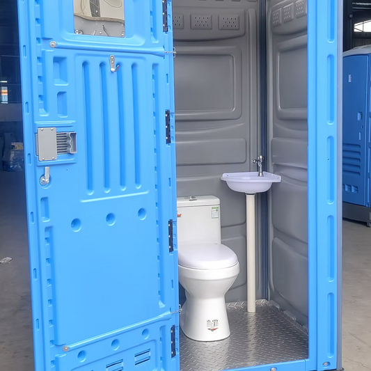 Plastic Mobile Flushing Toilet