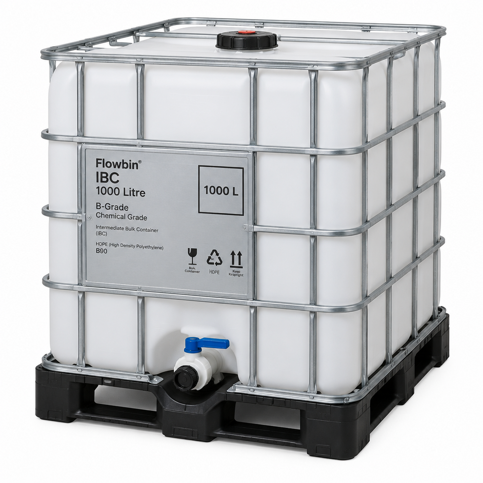 B-grade 1000l Flowbin™ tank (B90) Chemical grade – Culinary Shack Group